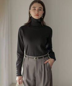 組曲 ニューシックタートル ニット ブラック系