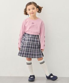 ANY KIDS チェックプリーツスカパン