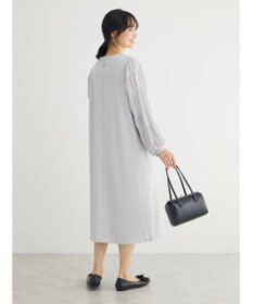 Green Parks マジョリカ袖ドッキングワンピース