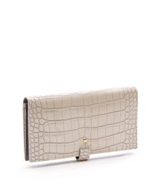A.D.M.J. 【牛革】クロコ型押し/ロングウォレット