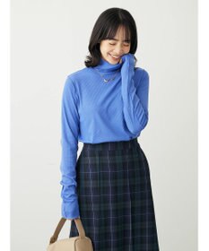 Green Parks カットリブタートルネックプルオーバー