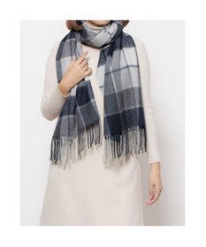 UNBILLION カシュネ cache nez / ウールチェックストール