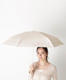 MOONBAT 【WEB限定/一級遮光99.99%】晴雨兼用折りたたみ日傘 ポール&ジョー(PAUL & JOE ACCESSOIRES)クリザンテーム/バイカラー 雨の日OK 遮熱 簡単開閉 UV 晴雨兼用