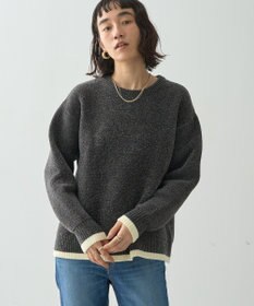 AMERICAN HOLIC バイカラーニットプルオーバー