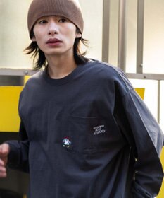 WEGO ポケット刺繍BIG　T（長袖）