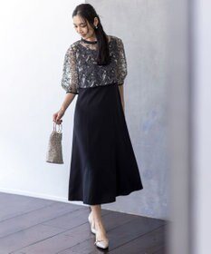 ANY SIS 【LilyCalin】ラインフラワーボレロ × ドレス