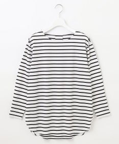 J.PRESS LADIES S ボーダー TEE シャツテール カットソー