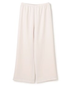 UNFILO 【ウエストゴム/セレモニー】ドライダブルクロス イージー ワイドパンツ