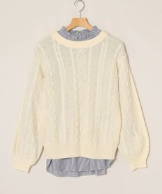 ONWARD Reuse Park セット商品/サイズ2【any FAM】ニット秋冬×ブラウス秋冬