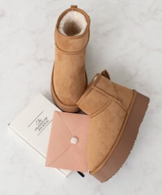 Bridget Birkin 【Bridget Birkin】スエード調ムートンブーツ