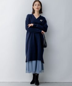 組曲 Aラインリラクシーニット ワンピース