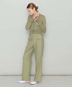 JOSEPH 【洗える】オーガニックツイル　ワイドトラウザーズ