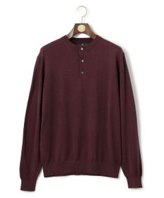 J.PRESS MEN オメガツイスト ヘンリーネックニット