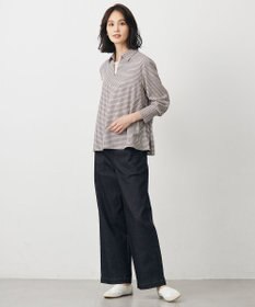 J.PRESS LADIES 【WEB限定】シアーストレッチフライス クルーネック シアー カットソー