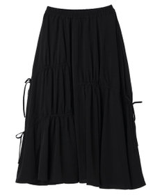 earth music&ecology ドロストギャザーフレアスカート