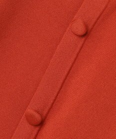 ANY スウェットライクニットカーディガン