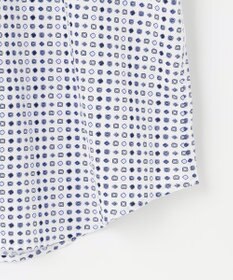 JOSEPH ABBOUD 【快適な着心地】コンパクトジャージー鹿の子プリント シャツ