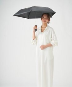 MOONBAT 【Pitaa】ハーフカプセル 無地 晴雨兼用日傘 折りたたみ傘 遮光率100%/UVカット率100%/UPF50+/遮熱効果/撥水加工/軽量/50cm
