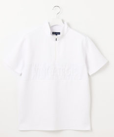 23区GOLF 【MEN】着脱しやすいバンプジャージー　ハーフジップカットソー