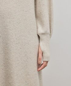 GRACE CONTINENTAL スパンコールニットワンピース