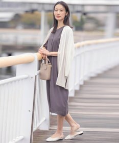 J.PRESS LADIES 【洗える】ブライトスパンボイル ワンピース