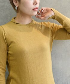 muuc 〈洗えるニット〉〈肌に優しいニット〉〈コットン＆カシミヤ〉〈通年着られるニット〉14Gハイゲージニットプルオーバー