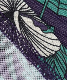 23区GOLF 【WOMEN】【吸水速乾/UVケア】STUDIO FIGLIO アロハ総柄 半袖 ポロシャツ