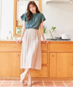 2WAY】バイカラープリント スカート / any SiS | ファッション通販