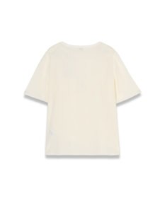 JOSEPH 【FOUNDATIONS】クレープ ド ソワ　シルクTシャツ NEW RUBIN