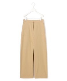 ICB 【洗える】ストレッチピーチツイル バレルパンツ