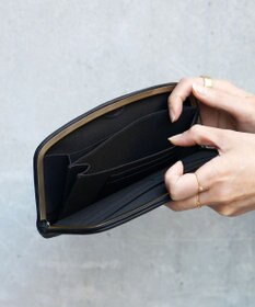 FOLNA RD ソフトレザーロング 天溝がま口 財布