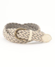 JOSEPH ABBOUD スウェードコンビメッシュ ベルト