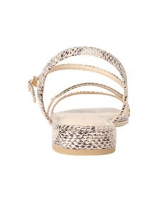 YECCA VECCA ゴールドバーサンダル