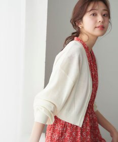 Feroux 【洗える】アイレット ボレロ