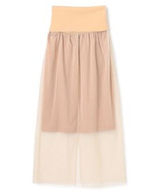 BEIGE， 【洗える】TAMARIX / ストレッチチュールIラインスカート