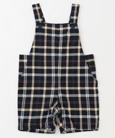 組曲 KIDS 【80-90cm】Check 長袖オーバーオール