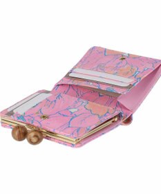 tsumori chisato CARRY 葉っぱ がま口 2つ折り財布