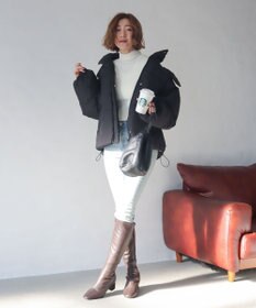 WEGO 【25年秋冬新作/SMサイズ展開】2WAYフードパファーブルゾン