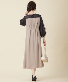 ANY SIS 【Lily Calin】シャイニードットコンビ ドレス