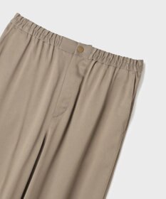GRACE CONTINENTAL マットサテンバレルパンツ