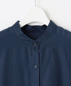 自由区 【カタログ掲載・接触冷感・洗える】エンブロイダリーローンシャツ ワンピース