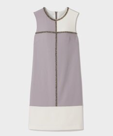 GRACE CONTINENTAL ビジューバイカラードレス