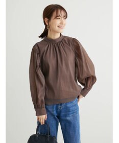 Green Parks ・ＥＬＥＮＣＡＲＥ　ＤＵＥ　バックリボンブラウス