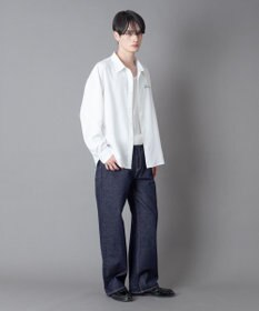 WEGO ワンポイントルーズシャツ（LS）