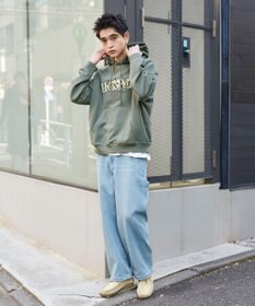 WEGO 【ユニセックス着用ITEM】ワッペンロゴパーカー