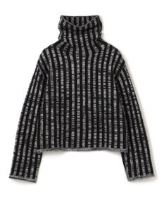 JOSEPH ストライプアニメーション　ハイネックニット