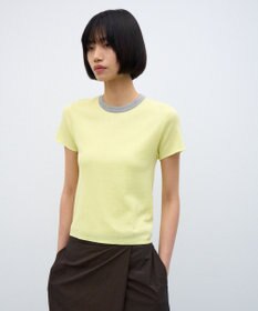 ATON FRESCA CIRCULAR RIB | パーフェクトフィットリンガープルオーバー