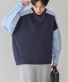 AMERICAN HOLIC 異素材コクーンポンチプルオーバー