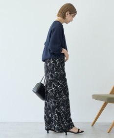 AMERICAN HOLIC ソフトコットンスウェットライクニットトップス