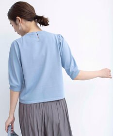 組曲 【UVケア・接触冷感】MINA 6分袖ニットプルオーバー